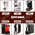 Hyxion commercial coffee machine Hot Water System and grinder smart Electric Espresso maker with Milk frother